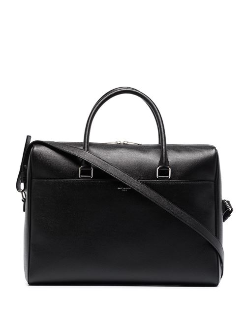 Valigetta duffle in pelle grain de poudre SAINT LAURENT | 625449BTY0E1000